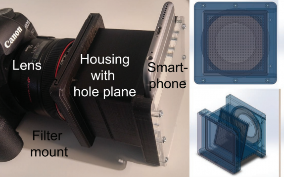 A Practical Method for Fully Automatic Intrinsic Camera Calibration Using Directionally Encoded Light