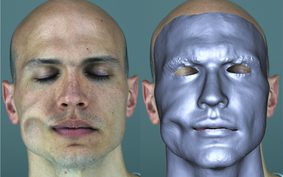 Anatomically-Constrained Local Deformation Model for Monocular Face Capture