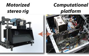 Computational Stereo Camera System with Programmable Control Loop
