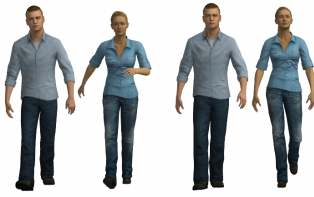 Evaluating the Distinctiveness and Attractiveness of Human Motions on Realistic Virtual Bodies