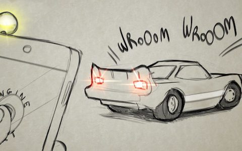 From Sound to Sight: Using Audio Processing to enable Visible Light Communication