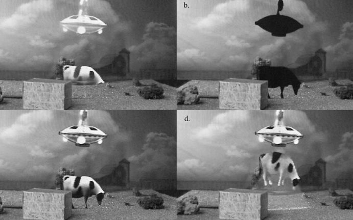 LCD Masks for Spatial Augmented Reality