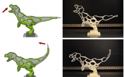 Design and Fabrication of Flexible Rod Meshes