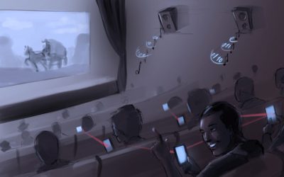 Acoustic Data Transmission to Collaborating Smartphones – An Experimental Study