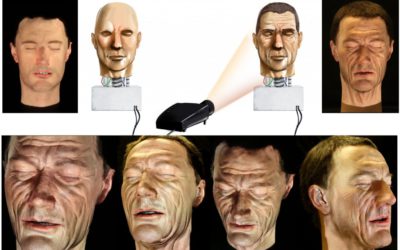 Augmenting Physical Avatars Using Projector Based Illumination