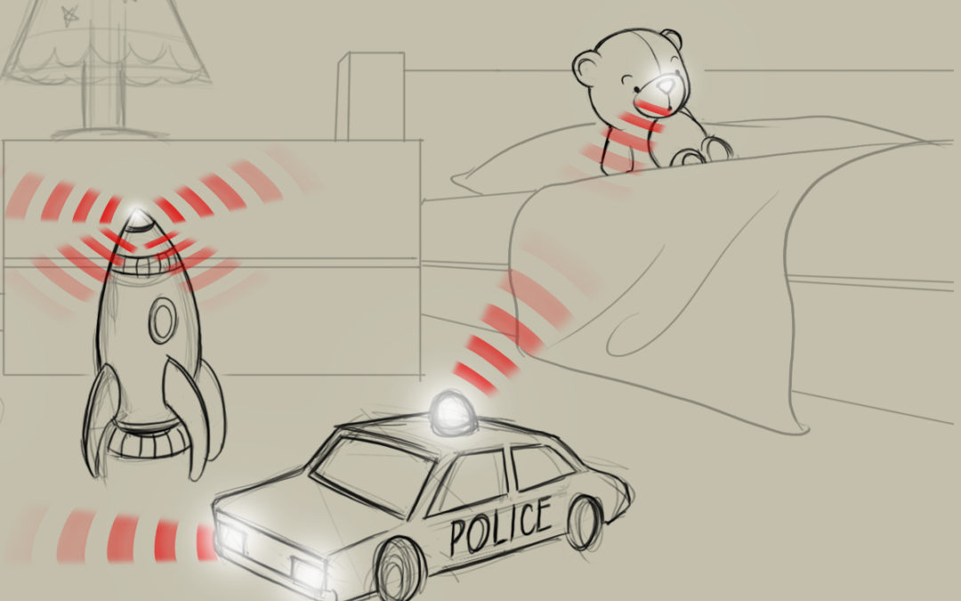 Continuous Synchronization for LED-to-LED Visible Light Communication Networks