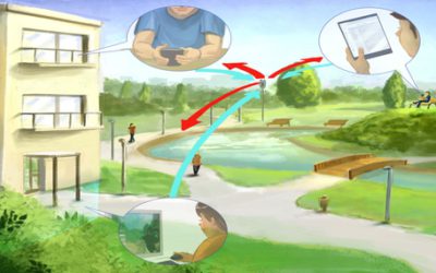 Wireless LAN in Paired Radio Spectrum with Downlink-Uplink Separation